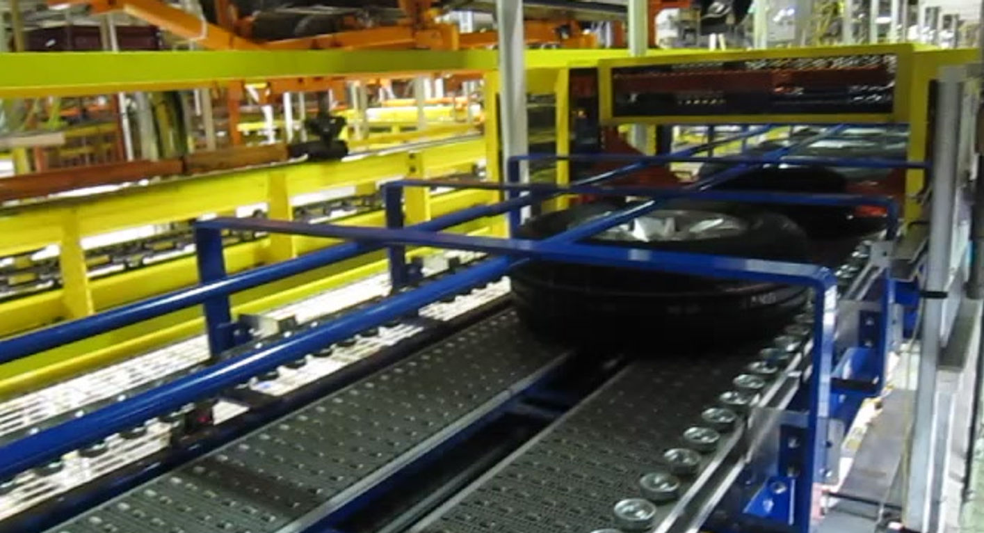 Tire Delivery Conveyor